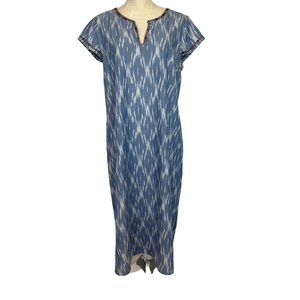 Pure Jill Dress Blue Patterned Midi
Women's Medium A-line